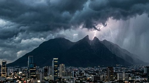 Entra Frente frío 39 a Nuevo León con viento y tormentas