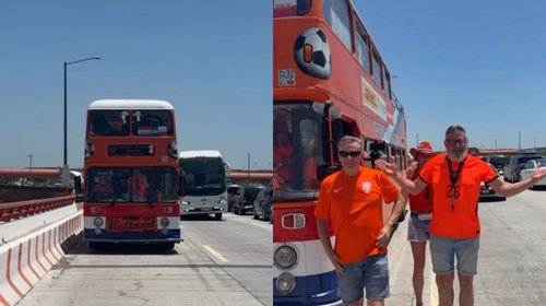 Nuevo León recibe 'Ola Naranja' en Aduana Gloria-Colombia