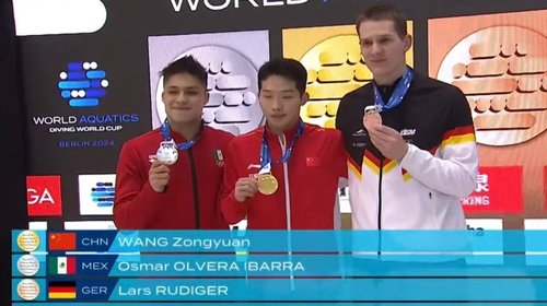Plata para Osmar Olvera en el Mundial de Clavados de Berlín