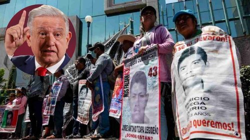 'Pago mi cuota de humillación': AMLO a padres de los 43