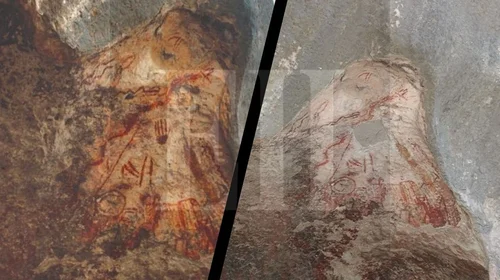Roban pintura rupestre de La Cueva Pinta en Cuatro Ciénegas