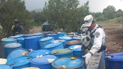 Desmantelan centro de distribución de huachicol en Hidalgo