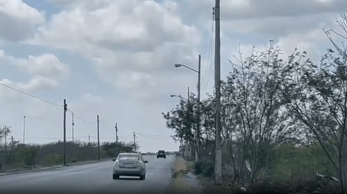 Señalan que postes ladeados en Matamoros son de la CFE