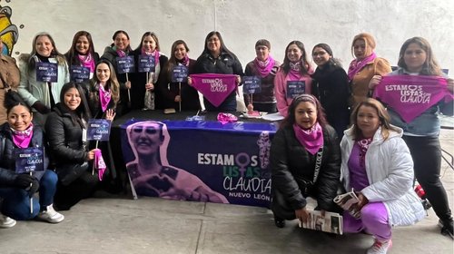 Presentan plataforma 'Estamos listas con Claudia'