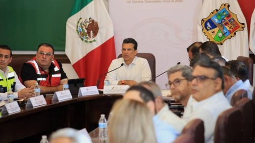 Preside Gattás Consejo de Protección Civil por intensas lluvias