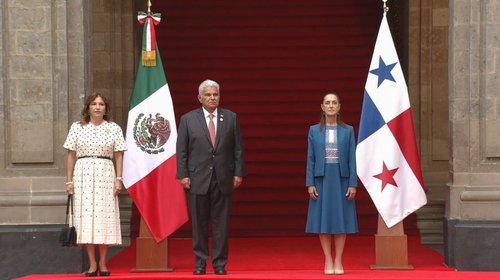 Claudia Sheinbaum se reúne con el presidente de Panamá
