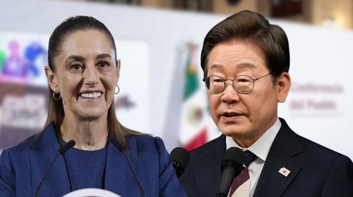 Presidenta sostiene llamada con homólogo de Corea del Sur