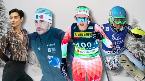 Mexicanos que irán a los Juegos Olímpicos de Invierno 2026