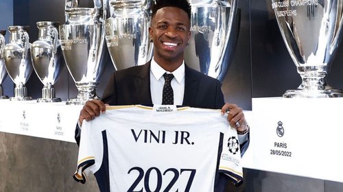 Real Madrid extiende contrato de Vinicius Jr. hasta 2027