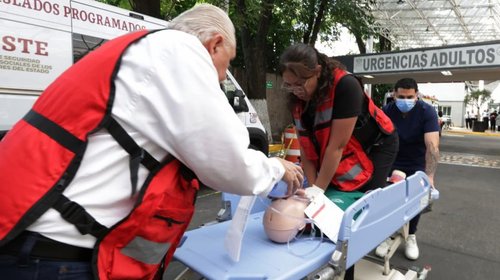 Realizan primer simulacro de arribo masivo de pacientes en CDMX
