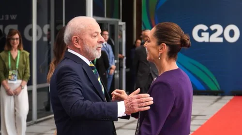 Recibe Lula a Claudia en Cumbre del G20 en Brasil