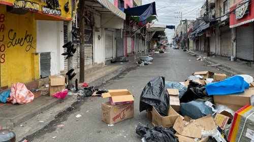 Recogen 43 toneladas de basura en el centro de Monterrey