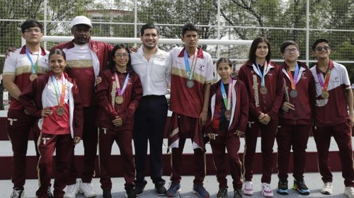Reconoce Beto Granados a matamorenses por Olimpiada Nacional 2026