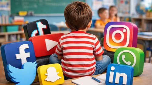 Impulsan debate sobre celulares en escuelas; alertan por efectos
