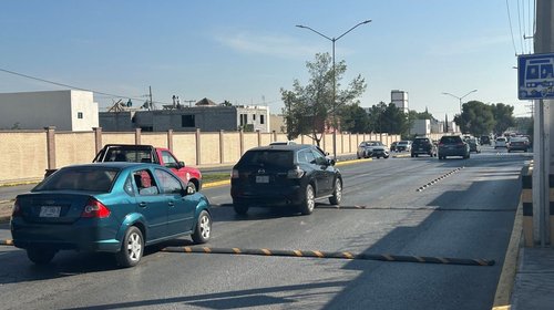 Intervienen bulevar José Musa de León con reductores de velocidad