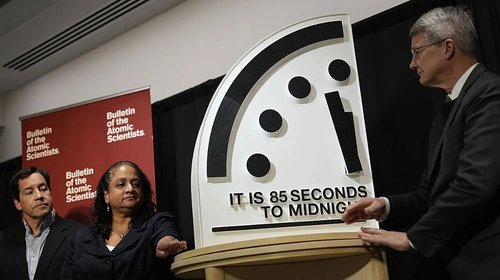 Avanza Reloj del Juicio Final; ahora marca 85 segundos