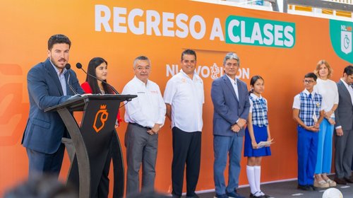 Samuel García invertirá $800 millones para construir 30 escuelas