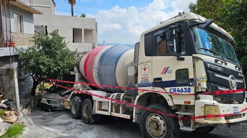 Revolvedora queda atorada en la colonia Burócratas Municipales