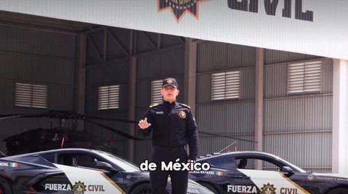 Estrena Fuerza Civil autos exóticos como patrullas de exhibición