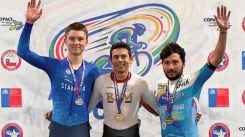 Gana Ricardo Peña oro y plata en el American Track Cup