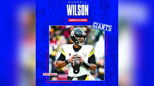 Russell Wilson firma con los New York Giants de la NFL