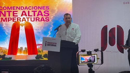 Alertan por sensación térmica de hasta 46 grados en Matamoros