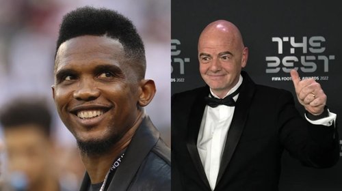 Samuel Eto’o respalda a Infantino y su proyecto en FIFA