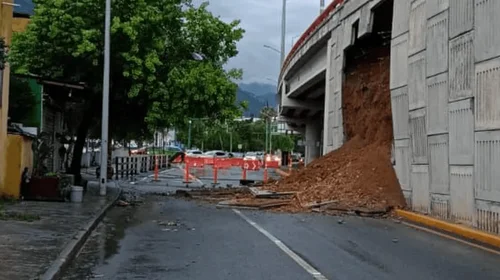 Niega San Pedro culpa en colapso de puente vial