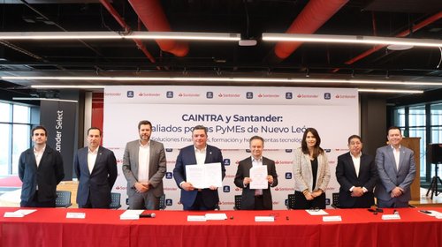 CAINTRA firma alianza con la banca en apoyo a PyMEs industriales