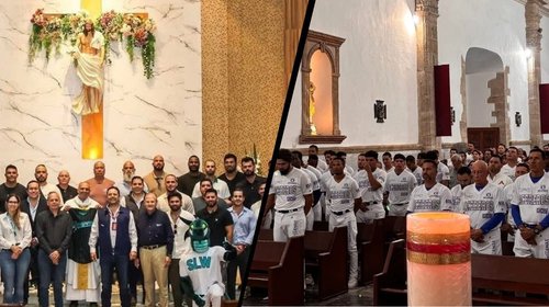 Acuden Saraperos y Acereros a misa previo a temporada 2026