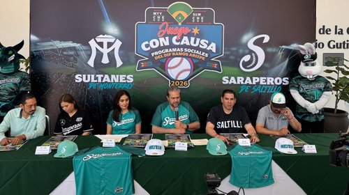 Saraperos vs Sultanes jugarán en beneficio a DIF Ramos Arizpe