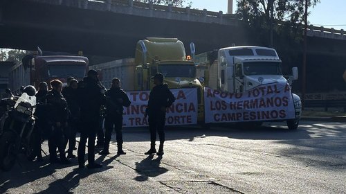 Reporta Segob 29 bloqueos de transportistas y agricultores