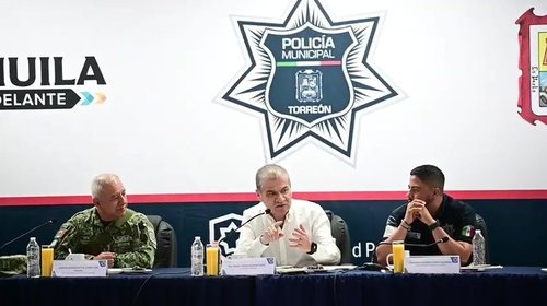Reestructura Riquelme estrategia de seguridad en Torreón