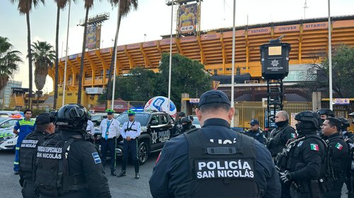 Refuerzan seguridad para el Tigres vs. Chivas en San Nicolás