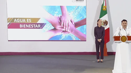 Presenta Claudia Sheinbaum el Plan Nacional Hídrico