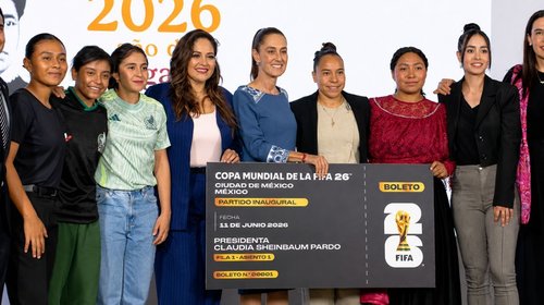 Revelan a ganadoras de boletos de Sheinbaum para el Mundial 2026