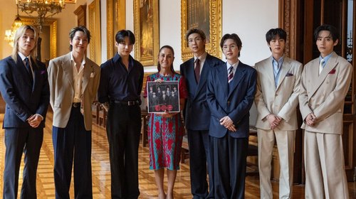 BTS lanzará detrás de cámaras de su encuentro con Sheinbaum