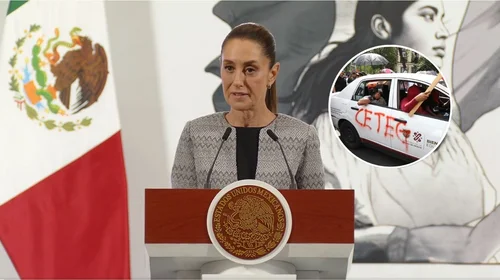 Sheinbaum exige deslinde de la CNTE tras disturbios en Segob