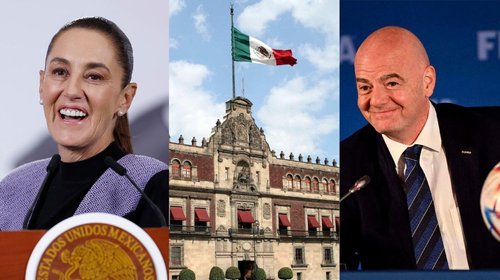 Recibiremos en Palacio Nacional al presidente de FIFA: Sheinbaum