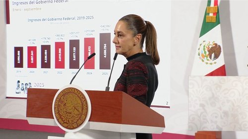 Anuncia México recaudación histórica de $500 mil millones