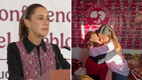 'Yo recibo a madres buscadoras sin hacerlo mediático': presidenta
