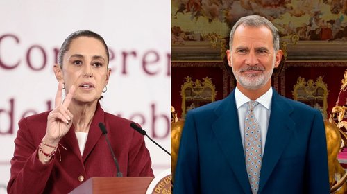 Reconoce Sheinbaum gesto del rey de España; insiste en diálogo