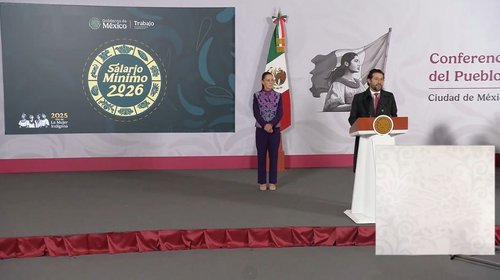 Salario mínimo subirá 13% en 2026, anuncia Federación
