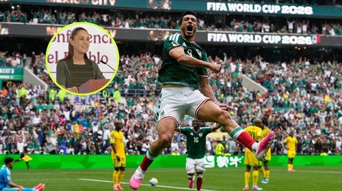 Felicita presidenta a México por su triunfo ante Sudáfrica