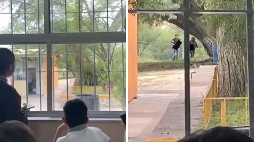 Sicarios entran a escuela tras enfrentamiento en Zacatecas