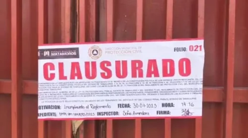 Clausuran siderúrgica en Matamoros por no cumplir norma laboral