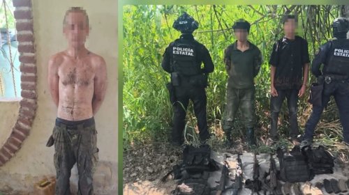 Detienen a tres en Sinaloa con armas; uno es de Estados Unidos