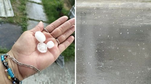 ¡Toma precauciones! Cae granizo al poniente de Monterrey