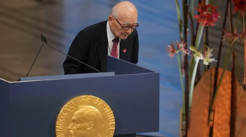 Sobreviviente japonés de bomba atómica recibe Nobel de la Paz
