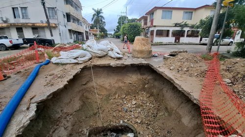 Continúa creciendo el problema de los socavones en Ciudad Madero